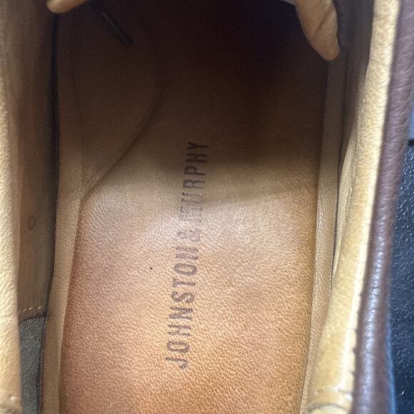 Johnston & Murphy Mens Brown Leather Lace Up Shoes Comfort Casual Oxford Size 12 main image 4